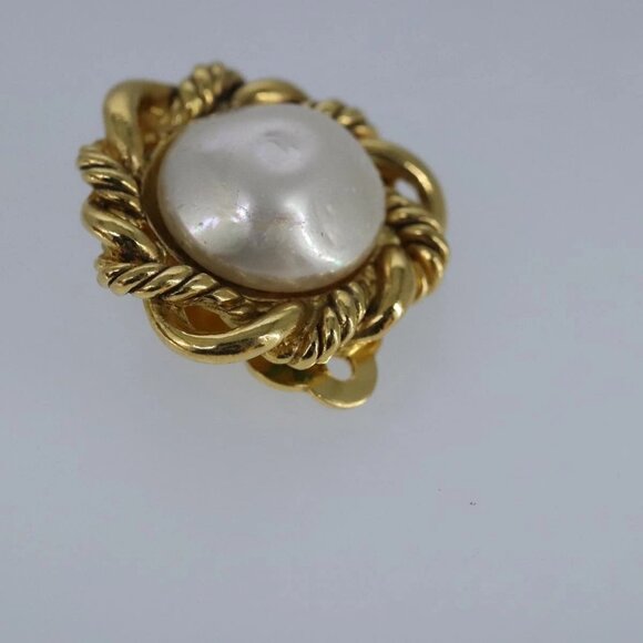 CHANEL Earring metal Gold CC Auth bs20026 - Picture 13 of 15
